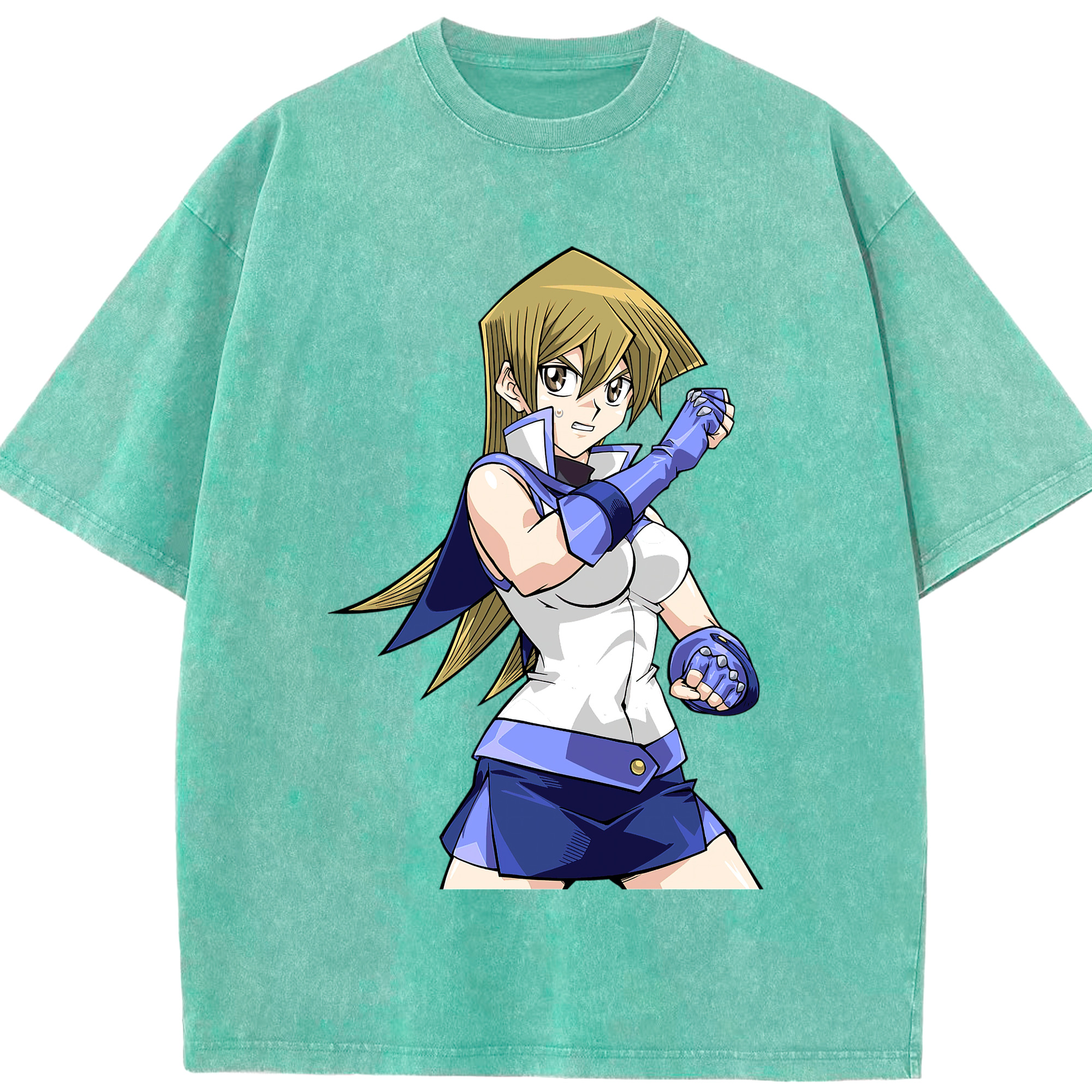 （画像用） 遊☆戯☆王 Yu-Gi-Oh! 綿100% ヴィンテージ風 半袖Tシャツ（フロントプリント）